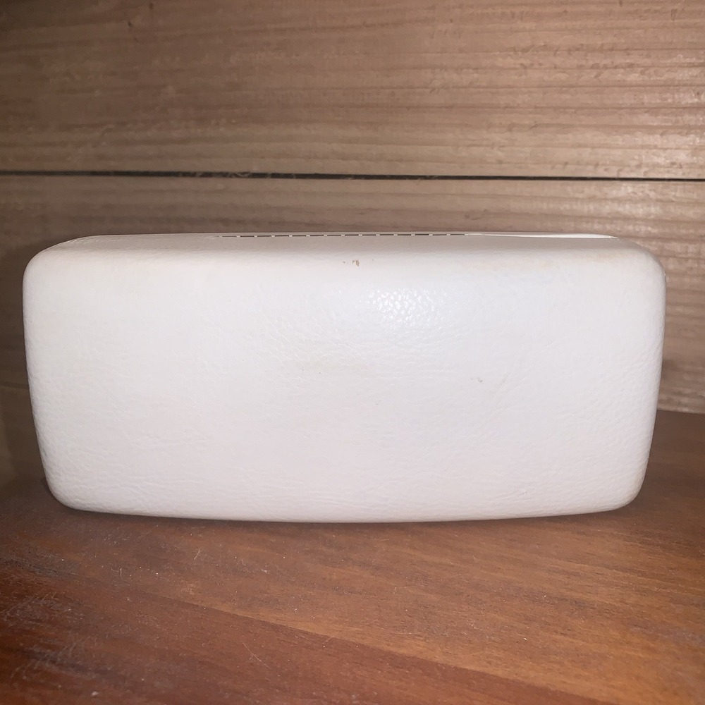 Versace Sunglasses/Eyeglass Hard Clam Shell Case Only White - Picture 2 of 5